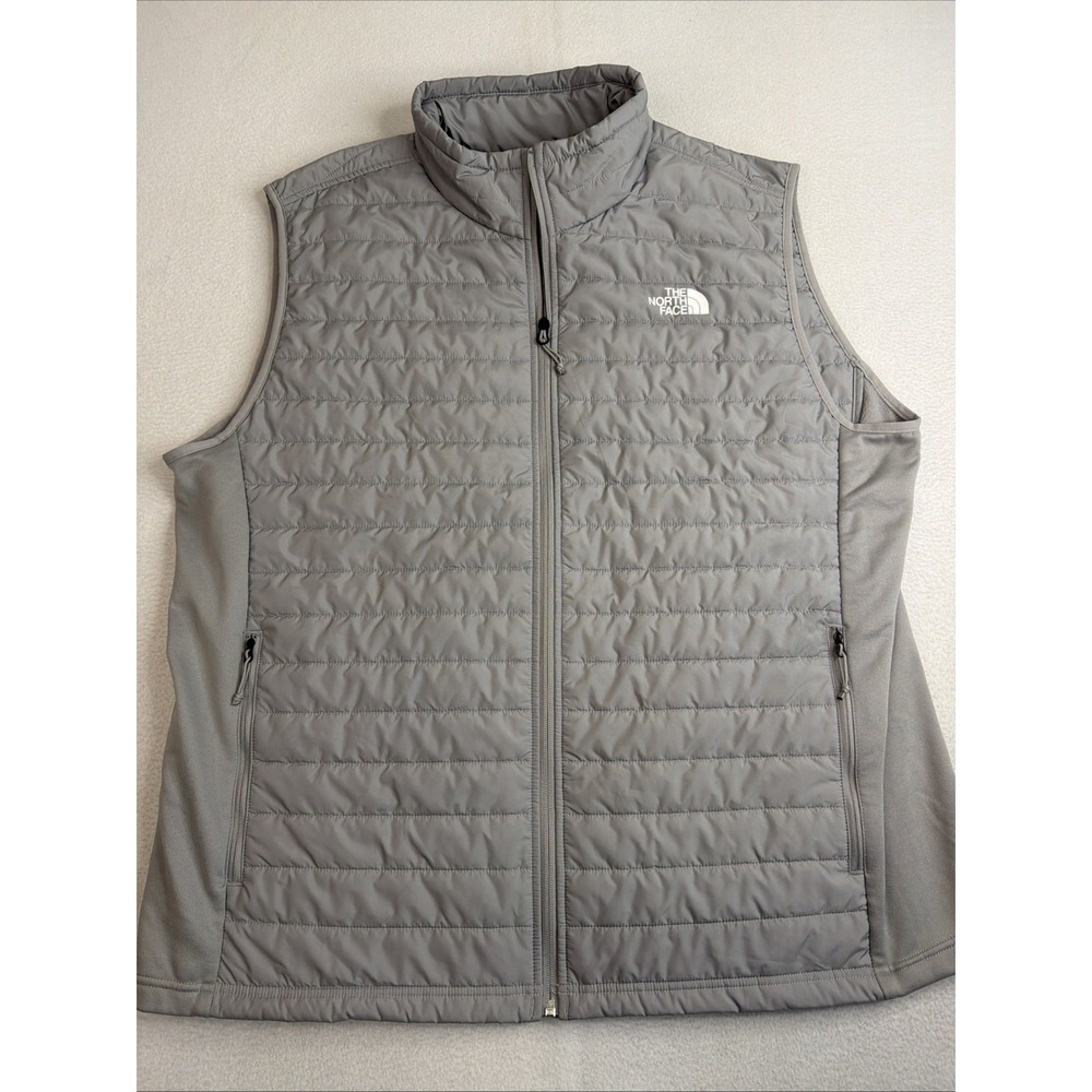 The North Face Mens Canyonlands Hybrid Vest Gray Water Resistant Size 2XL